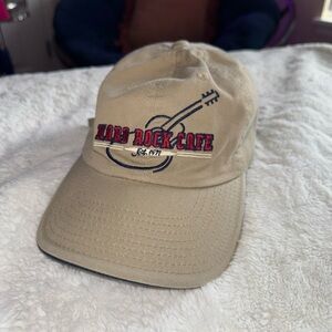 Hard Rock Cafe Beige Cap with Guitar Logo